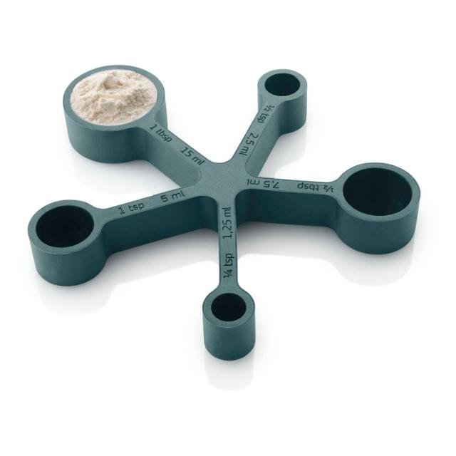 Measuring trivet - Silicone - Petrol