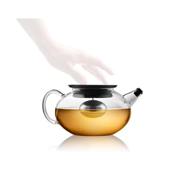 Glass teapot - 1.0l - black