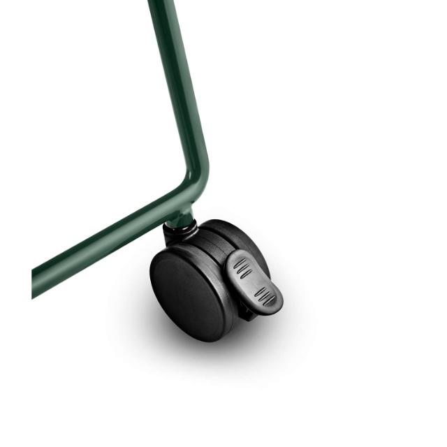 Carry TV stand on castors - Cedar green