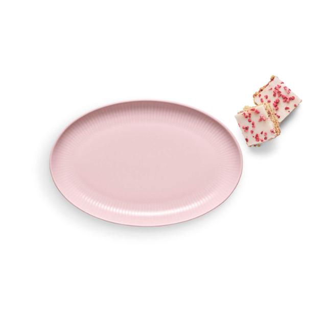 Legio Nova Palette Oval coupe tallerken 24,5 cm Soft pink
