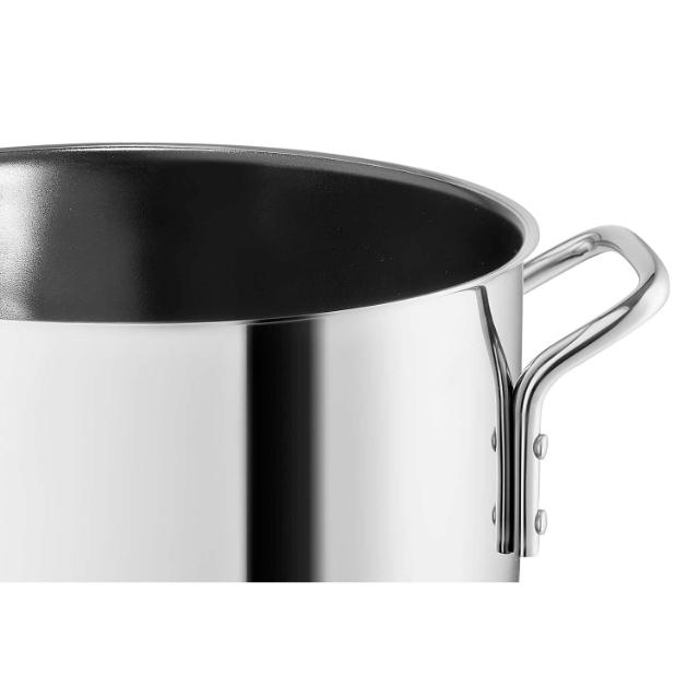 Stainless steel pot - 2.2 l - ceramic Slip-Let®️ non-stick