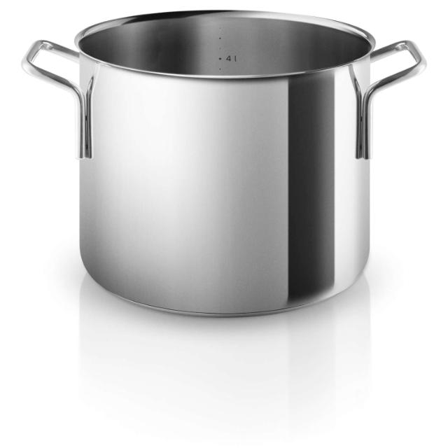 Stainless steel grydesæt - 4 dele