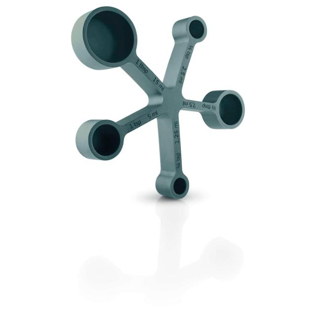 Measuring trivet - Silicone - Petrol