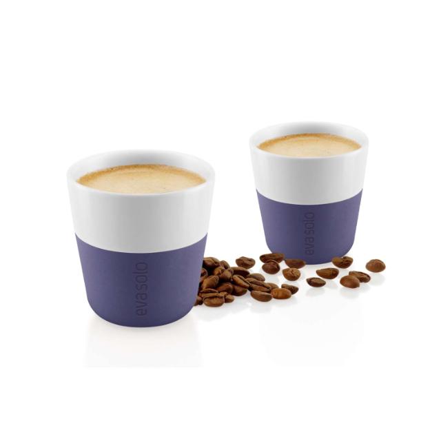 Espresso-mugg - 2 st - Violet blue