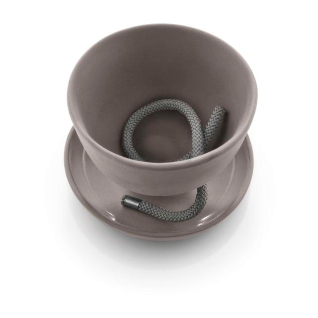 Self-watering flowerpot Ø13 Anthracite