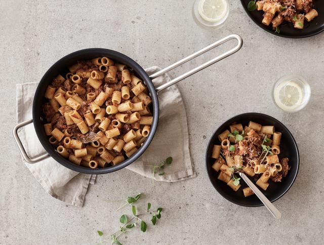 Italienisches Ragout mit Pasta