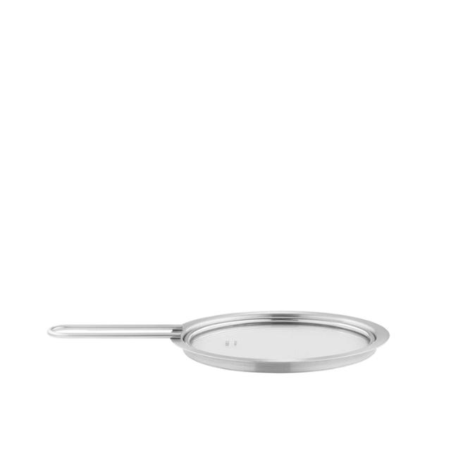 Lid - 13 cm - Stainless steel/glass