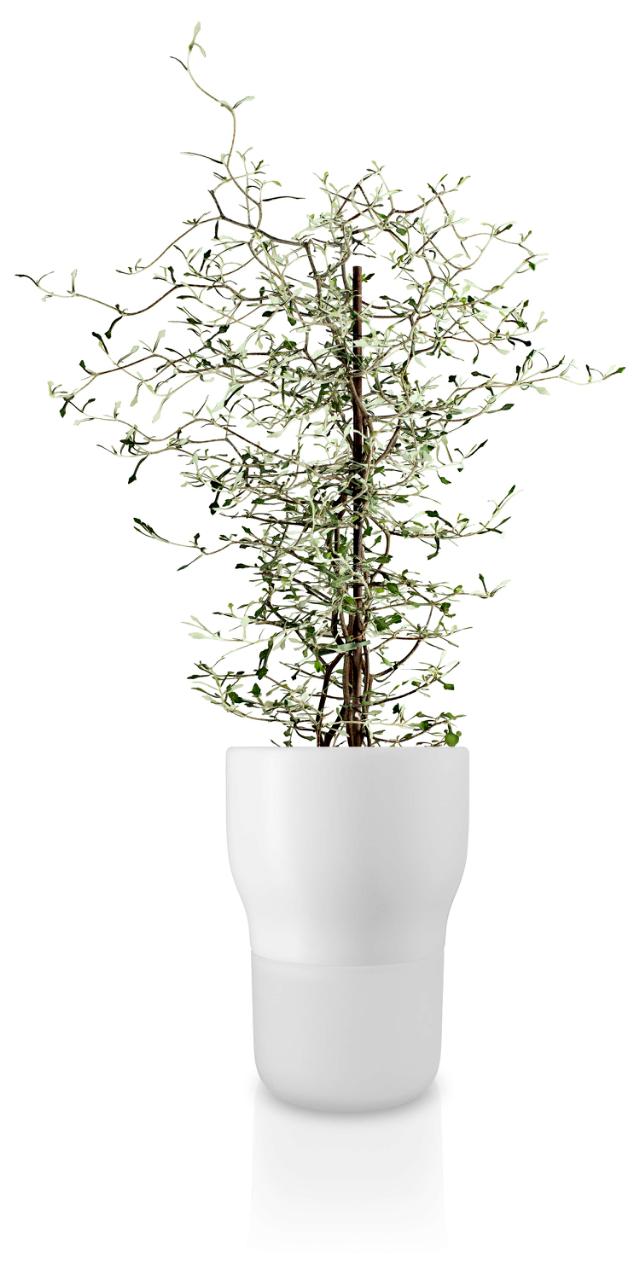 Flowerpot - Ø13 cm. - self-watering - White