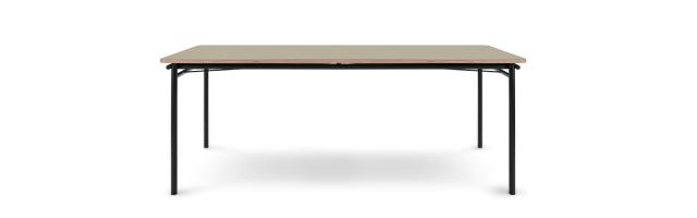 Taffel dining table - Pebble - 90x200/320 cm