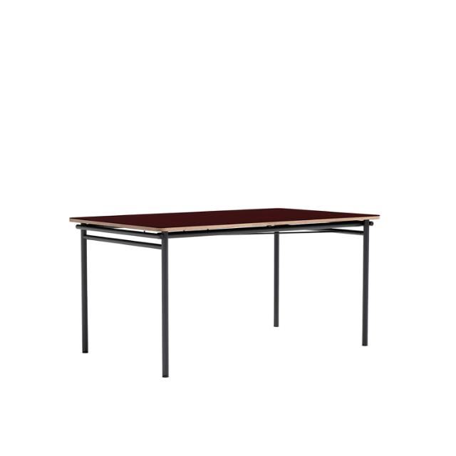 Taffel dining table - Burgundy - 90x150/210 cm