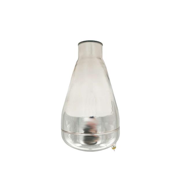 Glass liner for plastic jug