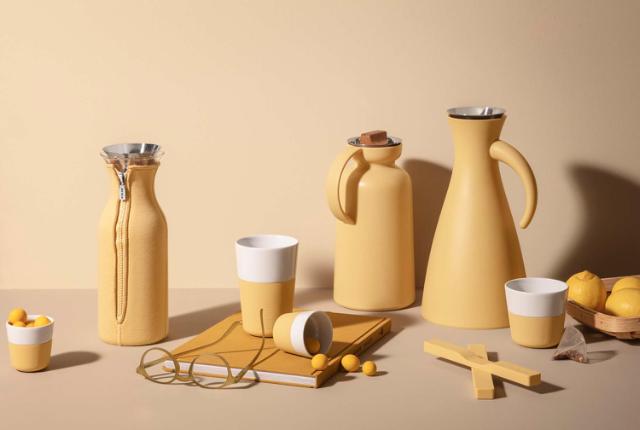 Lifestyle_Photo_1 Café Latte-mugg - 2 stk - Golden sand
