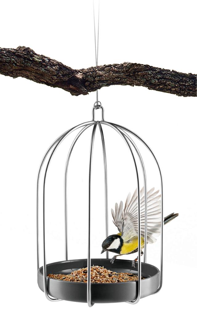 Bird feeding cage