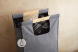 Recycling waste bin bag - Dark grey - 28 l