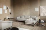 Savoye lounge table - 100x100 cm | 35 cm - Black stained oak