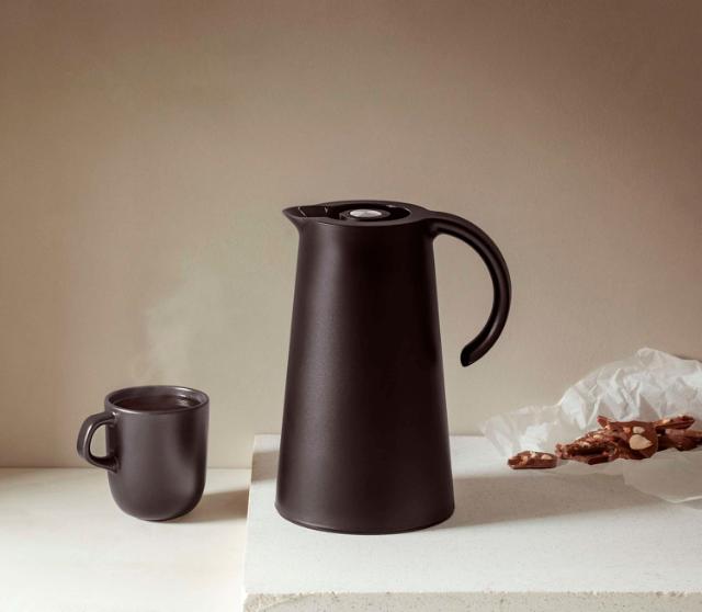 Rise vacuum jug - 1 liter - Black
