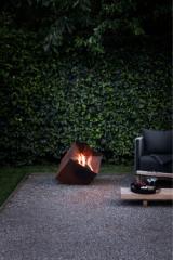 Brasero FireCube - Acier corten