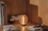 Radiant LED lamp - Rechargeable - Oak