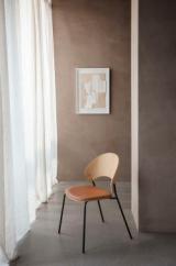 Dosina dining chair - Oiled oak w. cognac leather upholster