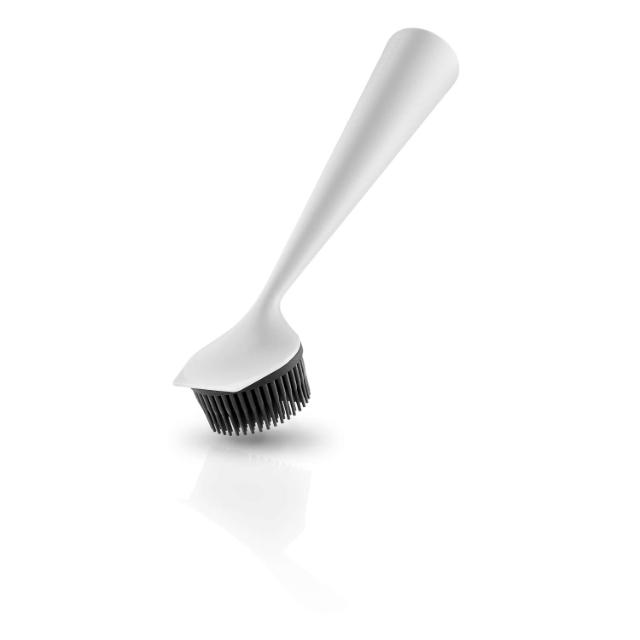 Washing-up brush - Silicone bristles - Marble grey