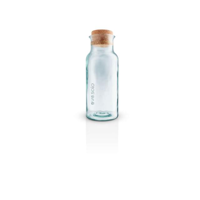 Recycled glaskaraff - 1 liter - med kork