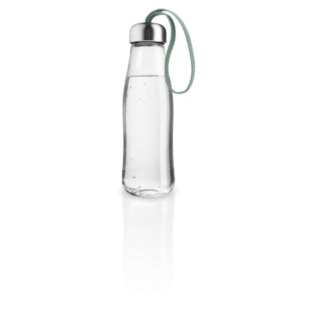 Glass drinking bottle - 0.5 liters - Faded green