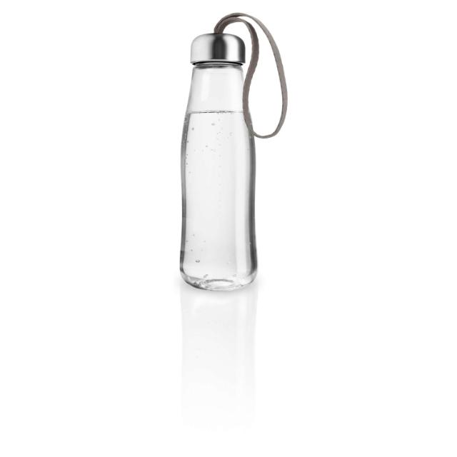Product_Photo_1 Glass drinking bottle - 0.5 liters - Taupe