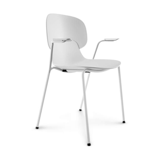 Combo dining chair - Grey - with armrest