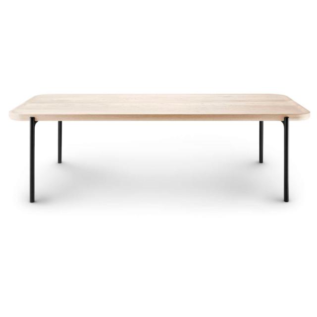 Table basse Savoye - 50x120 cm | 35 cm - Huilé blanc