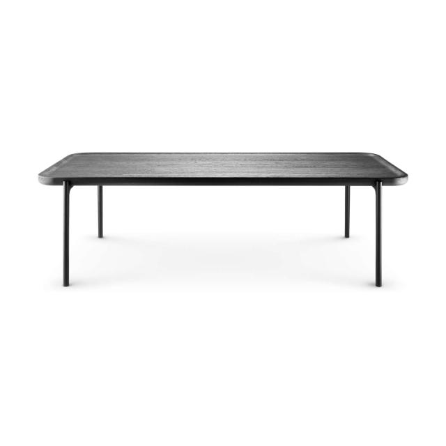 Savoye sofabord - 50x120 cm | 35 cm - Sortbejdset eg