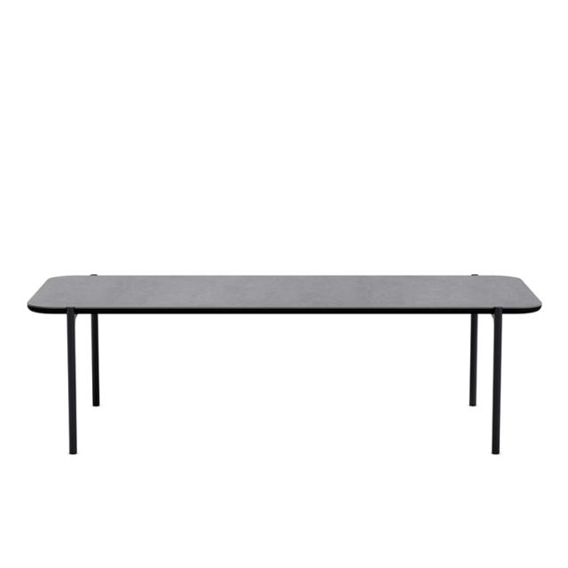Savoye lounge table - 50x120 cm - 35 cm - Ceramic grey