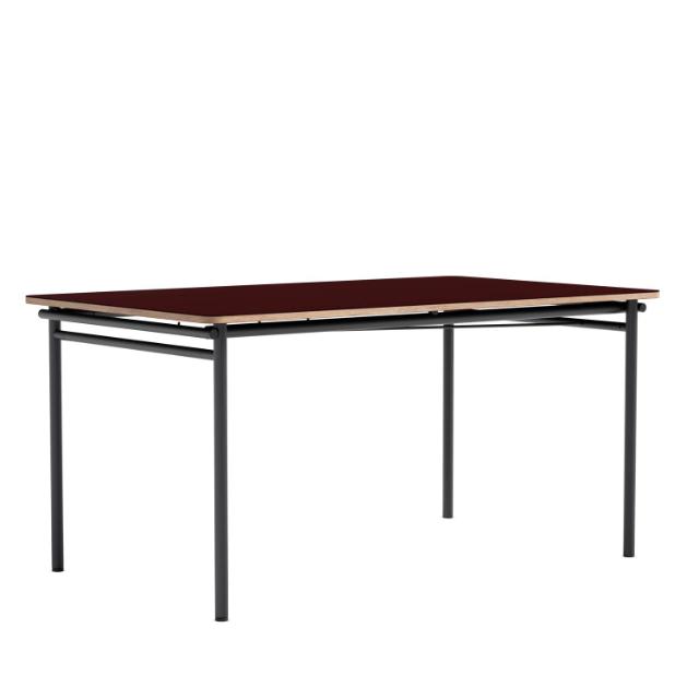 Taffel dining table - Burgundy - 90x150/210 cm