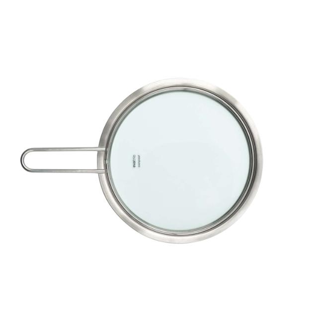 Lid - 20 cm - Stainless steel/glass