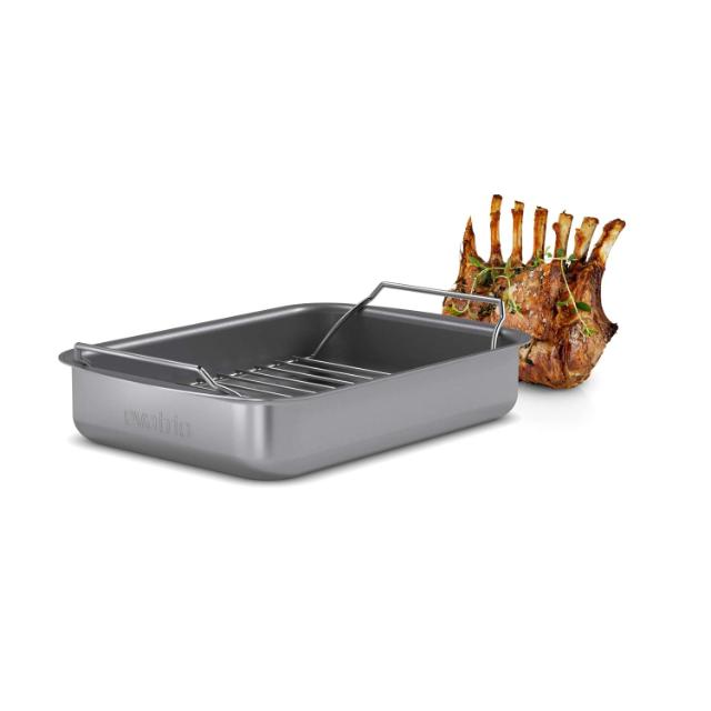 Product_Photo_2 Professionell Bräter mit Rost - 26x19 cm - keramischer Slip-Let®-Antihaftbeschichtung
