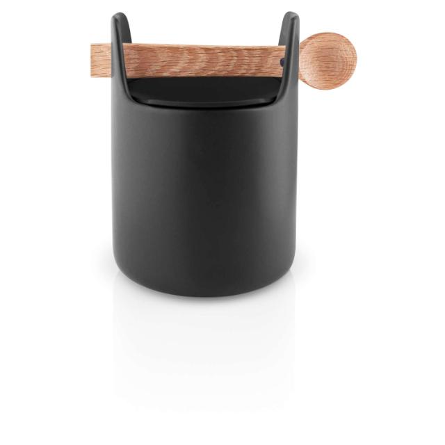 Toolbox organiser - 15 cm - w. spoon and lid, black