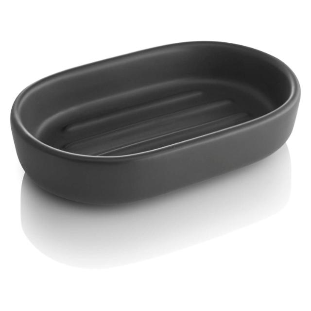 Soap dish - Ceramic - Black