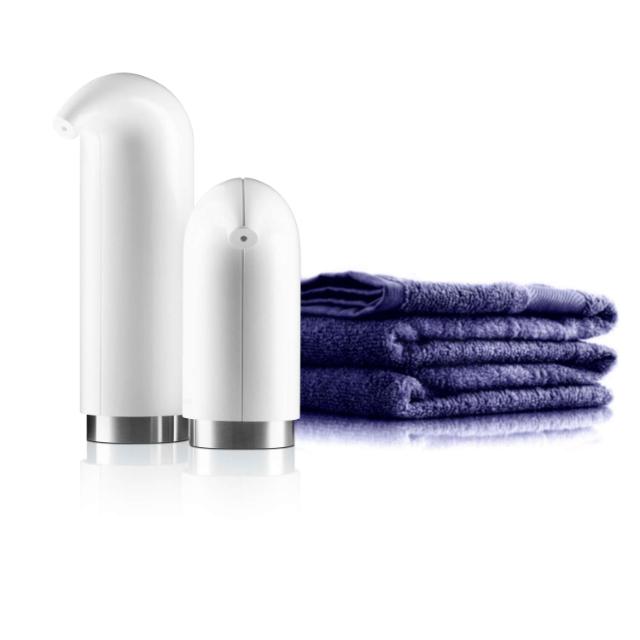 Soap and lotion dispenser set - White
