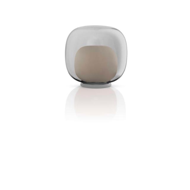 LED Glaskerzenhalter - Smokey grey