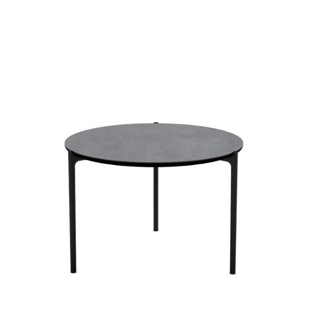 Savoye lounge table - Ø60 cm - 42 cm - Ceramic grey