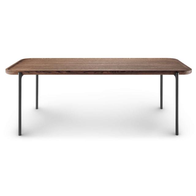 Savoye lounge table - 50x120 cm - 35 cm - Smoked oak