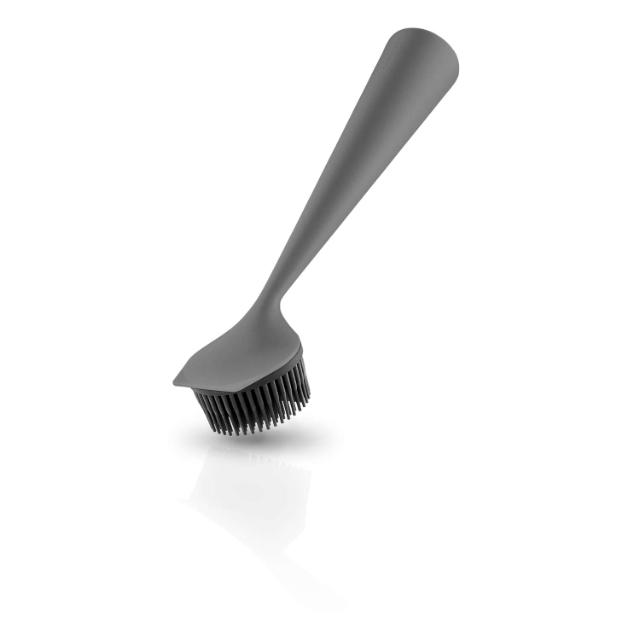 Washing-up brush - Silicone bristles - Elephant grey