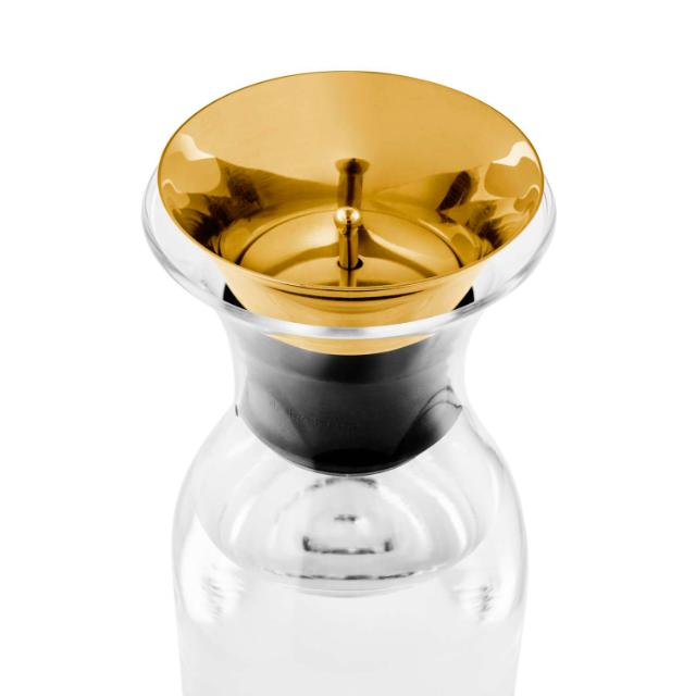Fridge carafe with brass lid - 1 liter
