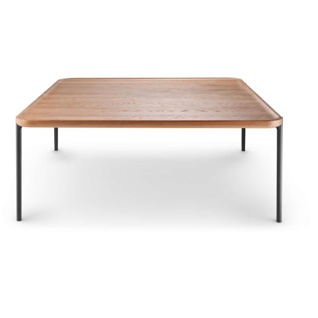 Savoye lounge table - 100x100 cm - 35 cm - Oiled oak