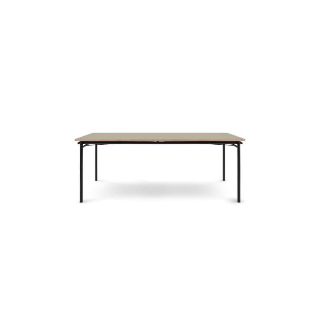 Table à manger Taffel - Pebble - 90x200/320 cm