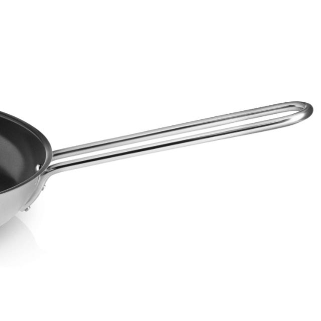 Frying pan - 28 cm - Stainless steel, Ceramic coating