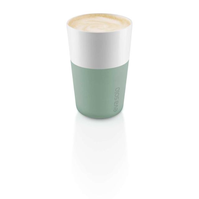 Mug Cafe Latte - 2 pièces - Faded green