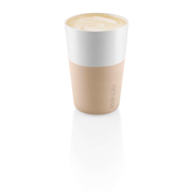 Cafe Latte-krus - 2 stk - Soft beige