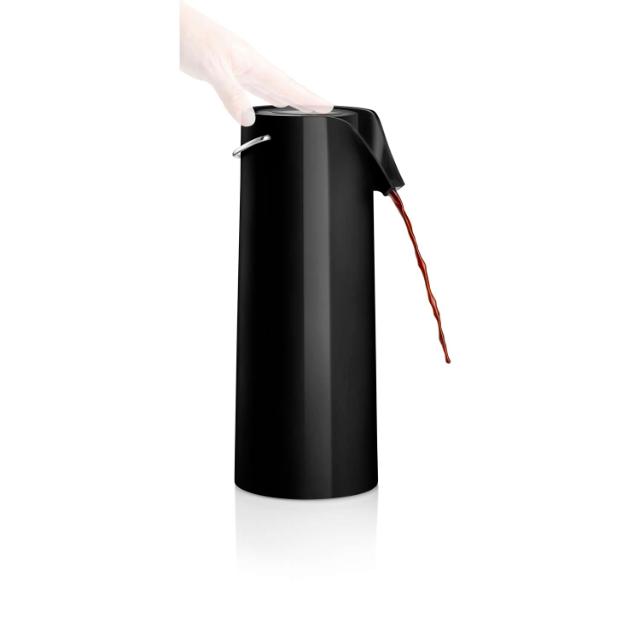 Carafe isotherme à pompe - 1.8 litres - Noir