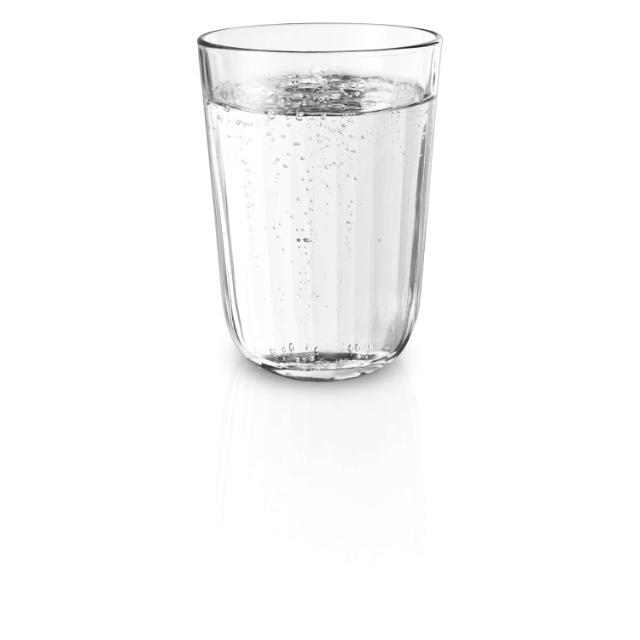 Glas med facetter - 4 stk - 34 cl