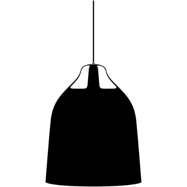 Clover pendant - Medium - Black